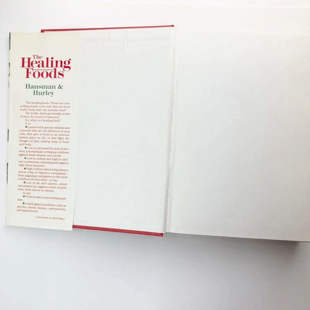 The Healing Foods Patricia Hausman Judith Benn Hurley Hardcover Nutrition Book